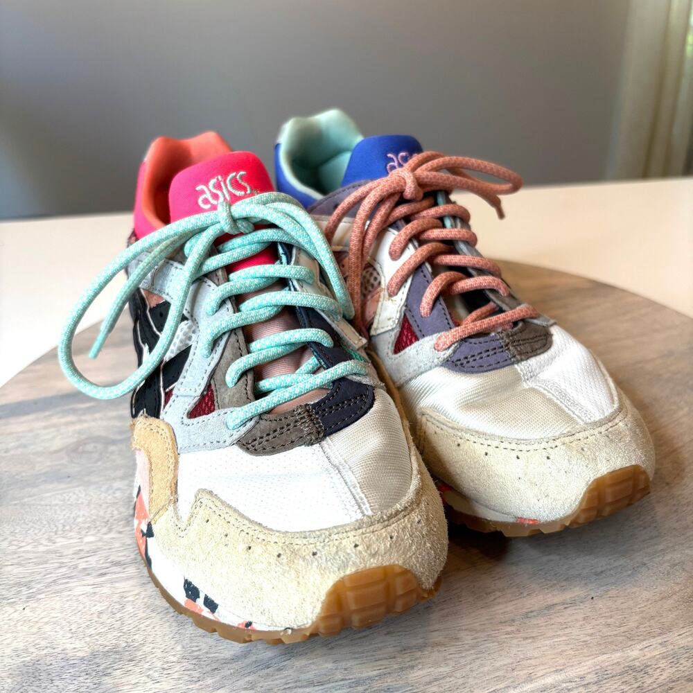 ASICS GEL-Lyte 5 V RE:MATERIAL Pink Aqua 1201A871-961 Men's 7 Women's 8.5 Rare - Picture 4 of 9